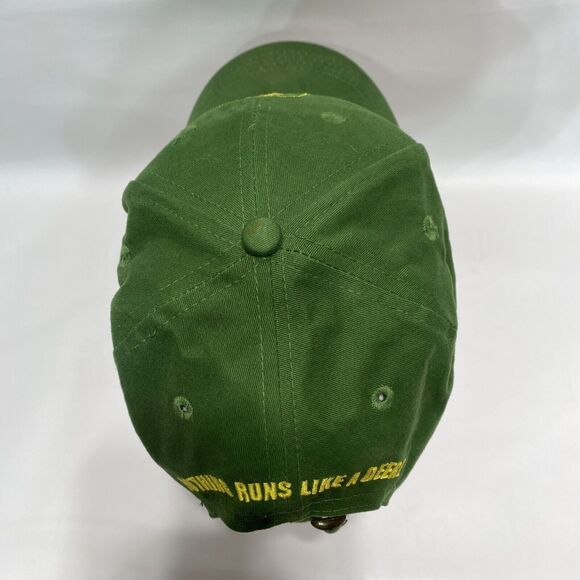 John Deere Green Hat Owner's Edition Adjustable Baseball Cap Dirty - Picture 5 of 8